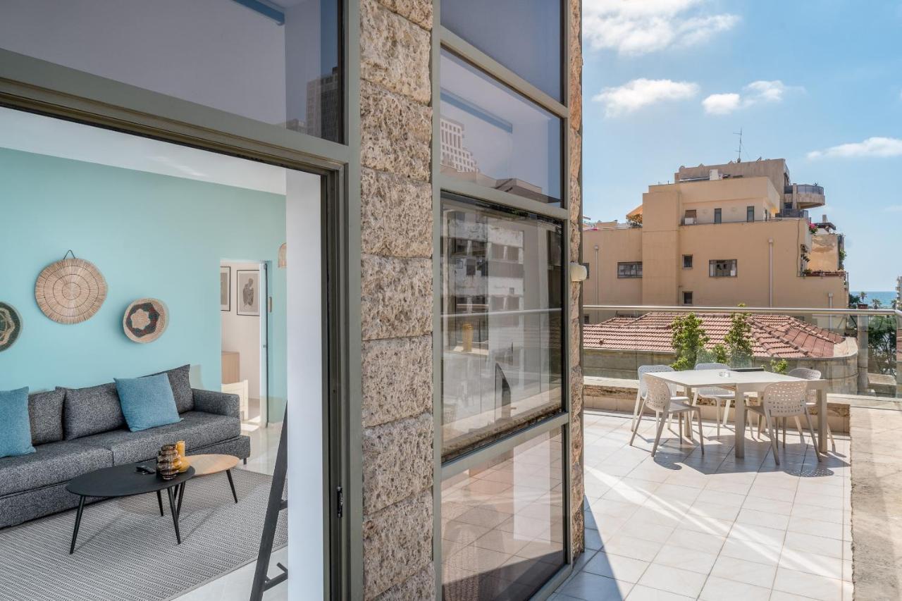 Superbe Apt Avec Terrasse Tres Proche De La Mer ! Tel Aviv Buitenkant foto