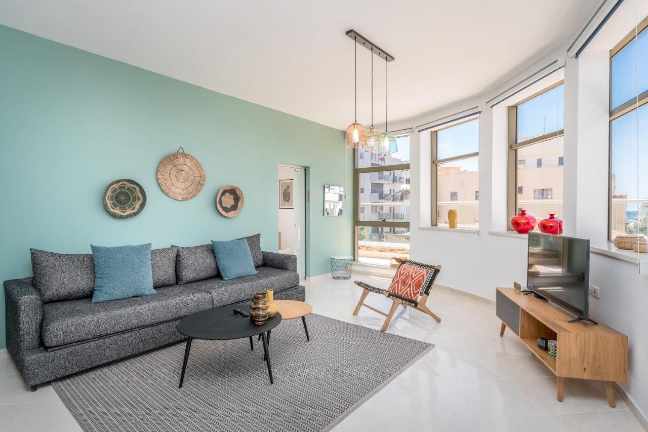Superbe Apt Avec Terrasse Tres Proche De La Mer ! Tel Aviv Buitenkant foto